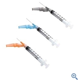 BD Luer Lock Syringe 21ga 3ml Syringe w/Needles 100/Bx –