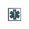 Star of Life Square Decal, 4in x 4in