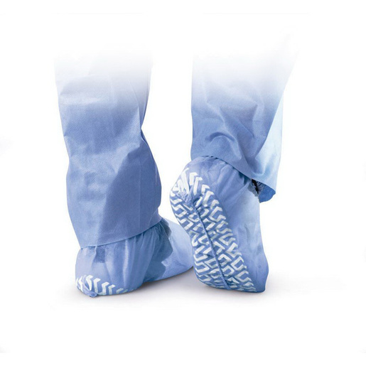 Non-skid Polypropylene Shoe Cover, Blue, Regular/Large *Non-Returnable*