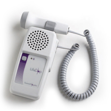 Summit LifeDop 150 Series Hand-Held Doppler with 3MHz Obstetrical Probe, 35mm L x 70mm W x 140mm D