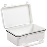 First Aid Kit, 8-7/16in x 2-3/8in x 4-3/4in, White, Polypropylene Plastic