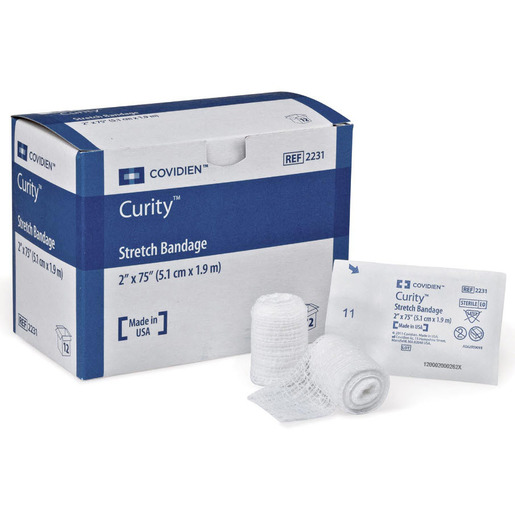 Curity™ Sterile Stretch Bandages, 2in x 75in