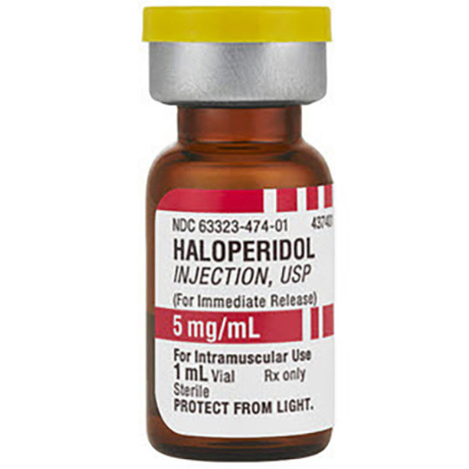 Haloperidol, 5mg/mL, 1mL Vial Bound Tree