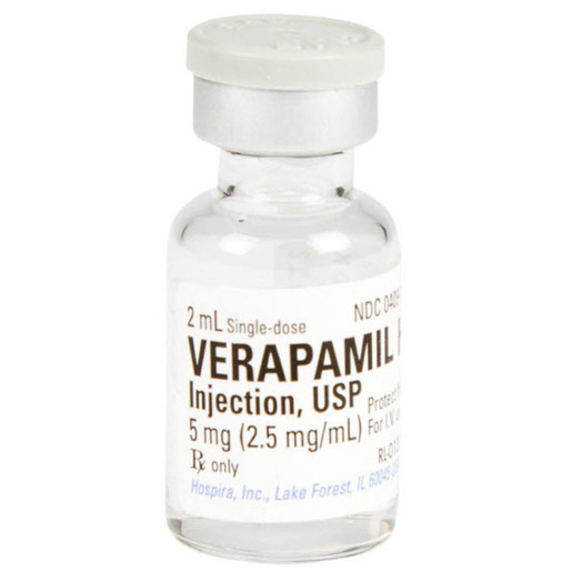 Verapamil, 2.5mg/mL, 2mL Vial