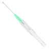 Curaplex® CuraSlide™ Safety IV Catheter, 18ga x 1.25in L, Green