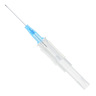 Curaplex® CuraSlide™ Safety IV Catheter, 22ga x 1in, Blue