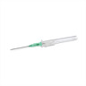 Curaplex® CuraSlide™ BC Safety IV Catheter with Blood Control, 18ga x 1.25in L, Green