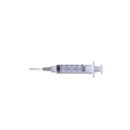 PrecisionGlide™ Luer-Lok Tip Syringe with Detachable Needle, 5cc, 20ga x 1in