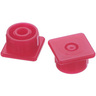 Multi-AD® Luer Lock Tip Syringe Cap, Red