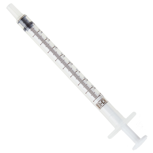 Luer Slip Tip Tuberculin Syringe, 1mL