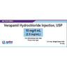 Verapamil, 2.5mg/mL, 4mL Vial