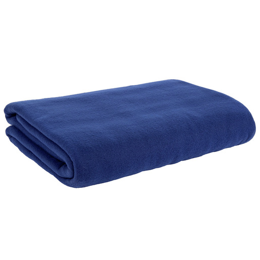 Navy blue fleece blanket sale