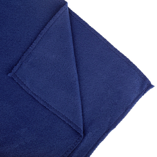 Curaplex® Blanket, Fleece, 90in x 60in, Navy Blue