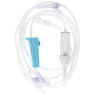 Curaplex® IV Administration Set, 10 Drop, Non-vented, (1) Pre-Pierced Y-Site, (1) Sure-Lok® Needle-Free Y-Site, Pre-attached Extension Set, 89in