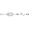 B Braun Medical Filtered IV Extension Set, (1) Injection Site, 16in