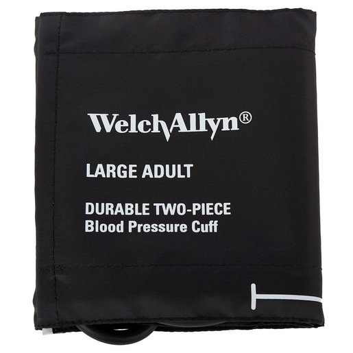 Two Piece Reusable Blood Pressure Cuffs with Single Tube Tri-Purpose Connector