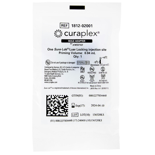Curaplex® Needle-Free Male Adapter Plug