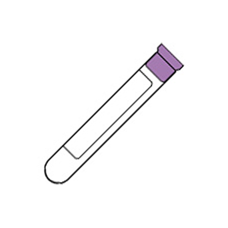 Lavender Top Blood Collection Tubes
