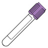 Lavender Top Blood Collection Tubes