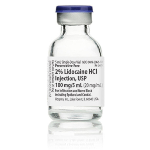 LIDOCAINE HCI INJECTION, USP 2% 1000 Mg/50 ML (20 Mg/mL) 50, 53% OFF