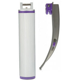 IntuBrite™ Laryngoscope Blades and Handles, Disposable, Dual LED, Mac