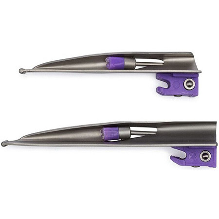 Laryngoscope Blades, Disposable, Dual LED, Robert Shaw
