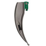 IntuBrite™ Disposable Greenline Fiber Optic Macintosh Laryngoscope Blade, Size 2