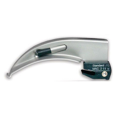 Disposable LED Conventional Macintosh Laryngoscope Blade, Child, Size 2