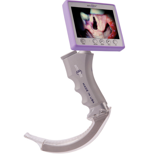 IntuBrite™​ Edge 6610 Handheld Video Laryngoscope with Reusable Video Blade DUAL LED Mac 4A