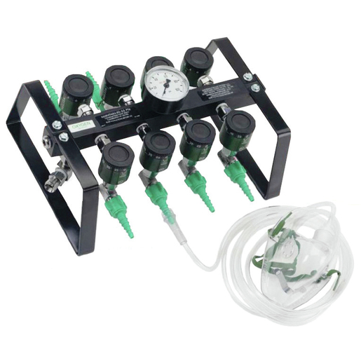 OCTI-FLO2™ Portable Emergency Oxygen Manifold, 8 Station