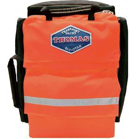Transport ALS Roller Packs, 19in x 14in x 7in, Orange, Pocketed