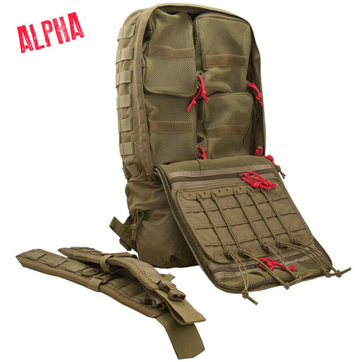 TACOPS™ M-10 Alpha Medical Backpacks (4 Mesh Square Pouches)