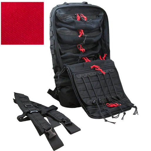 TACOPS™ M-10 Charlie Medical Backpacks (4 Mesh Rectangle Pouches)