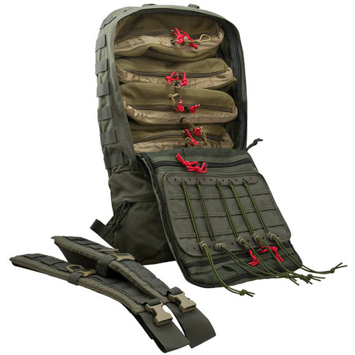 TACOPS™ M-10 Charlie Medical Backpacks (4 Mesh Rectangle Pouches)