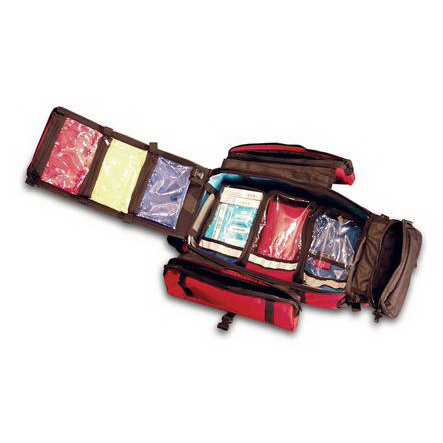 Flightline Ultra Aero-Medical Pack, 1840cu in, Red, Cordura & Ballistics Nylon