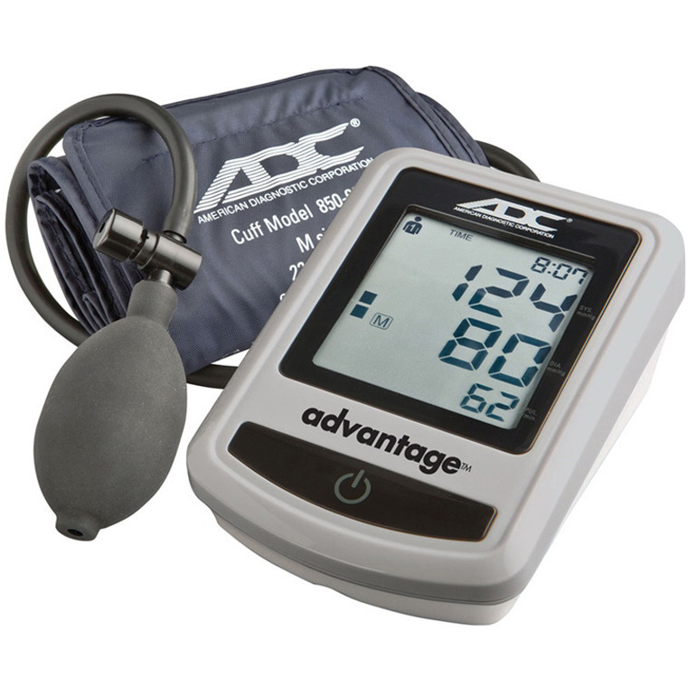 Advantage™ Semi-auto Digital Blood Pressure Monitor, Navy, Adult 22 to 32cm