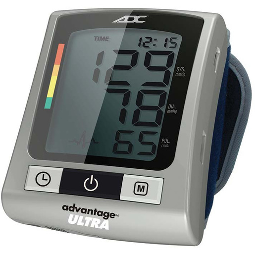 Advantage™ Ultra 6016N Wrist Digital Blood Pressure Monitor, Navy, Adult 13.5 to 19.5cm