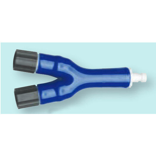 Y-Type 2-Tube Female Screw to Male Bayonet BP Connector