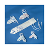 DeRoyal® Neonatal Disposable Blood Pressure Cuffs with 2-Tube Slip Coupling Connector