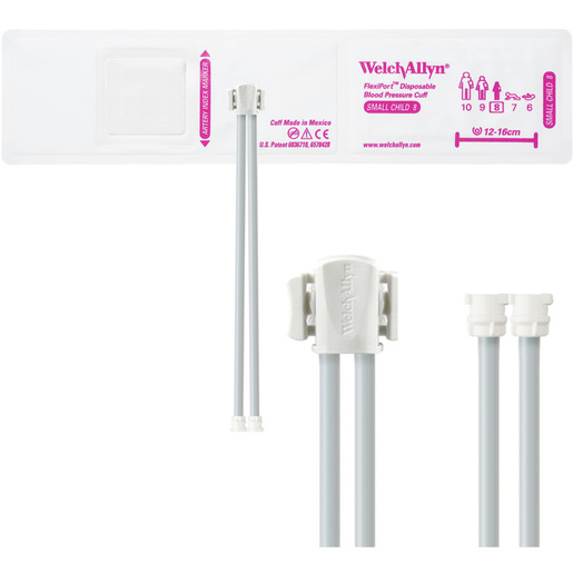 FlexiPort® Disposable Blood Pressure Cuffs with 2-Tube Female Locking Connectors
