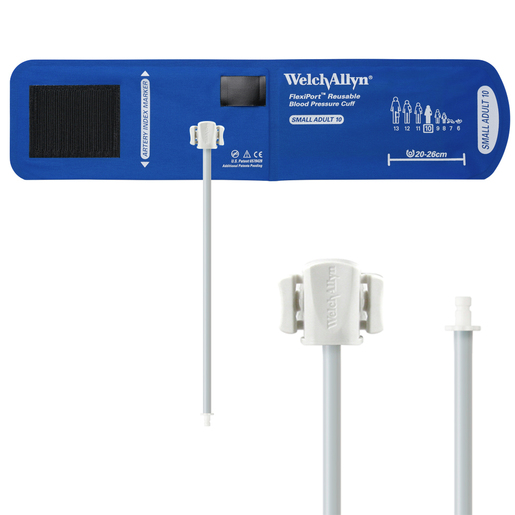 FlexiPort™ Reusable Blood Pressure Cuffs with Single Tube Male Bayonet Connector