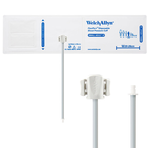 FlexiPort® Disposable Blood Pressure Cuffs with Single Tube Bayonet Type Connector