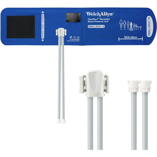 FlexiPort® Reusable Blood Pressure Cuffs with 2-Tube Locking Type Connectors