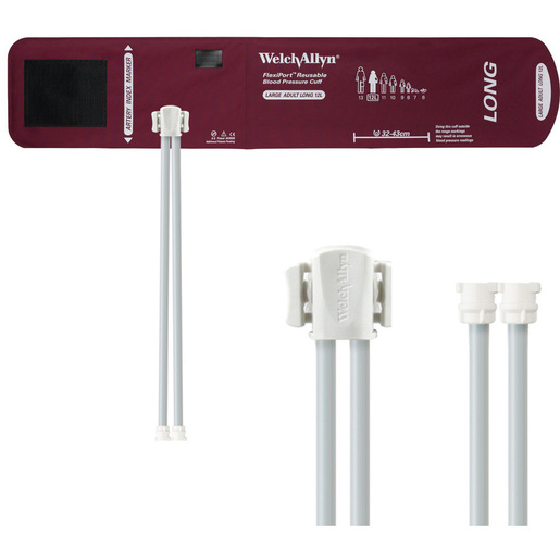 FlexiPort® Reusable Blood Pressure Cuffs with 2-Tube Locking Type Connectors