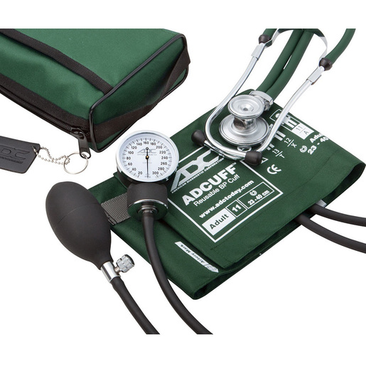 Pros Combo II™ SR Pocket Aneroid/Sprague Kit, Adult, Dark Green