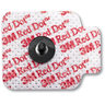 Red Dot™ 2660 Cloth Repositionable Monitoring Electrodes, 1.56in x 1.25in, Pediatric/Adult, Less Aggressive Adhesive