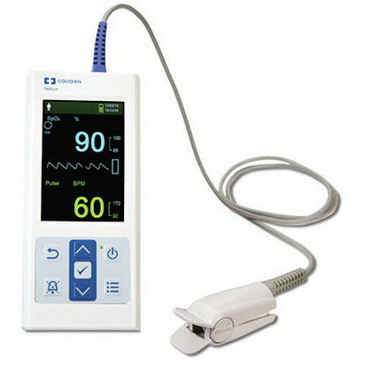 Nellcor™ Portable SpO2 Patient Monitoring System with Finger Clip Sensor, Pediatric Clip