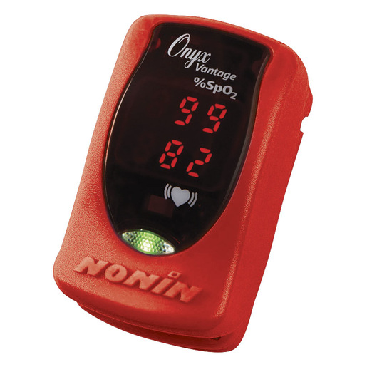 Curaplex® Select Onyx® Vantage 9590 Finger Pulse Oximeter, Red