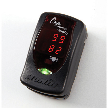 Curaplex® Select Onyx® Vantage 9590 Finger Pulse Oximeter, Black