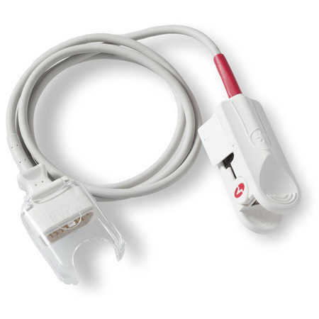 Masimo® Rainbow Sensor, Adult, Reusable, Clip, 3ft